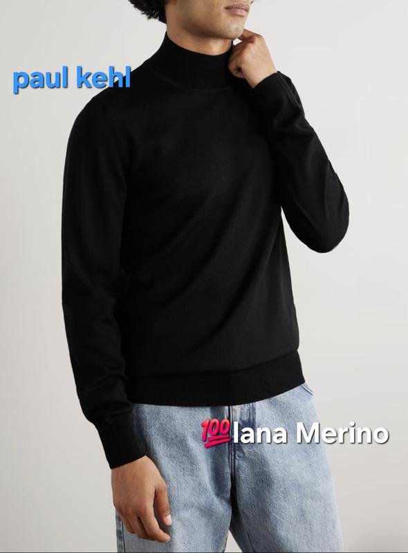Men Paul Kehl Sweater Black Wool M