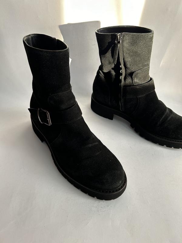 Женские Giuseppe Zanotti Ботинки Чёрный Замша 40