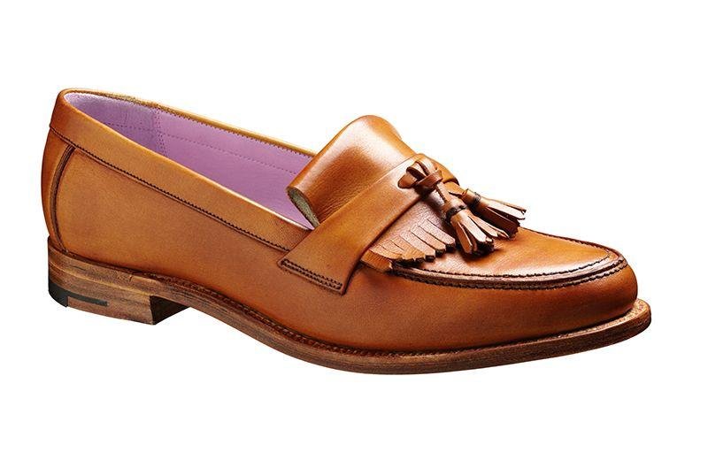 Women Barker Loafers Brown Leather 39
