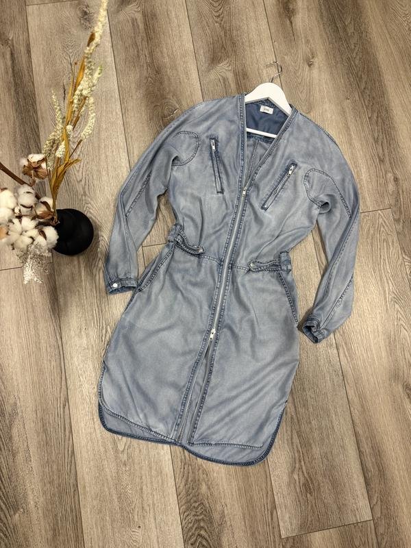 Donna Closed Abito Blu Navy Lyocell S