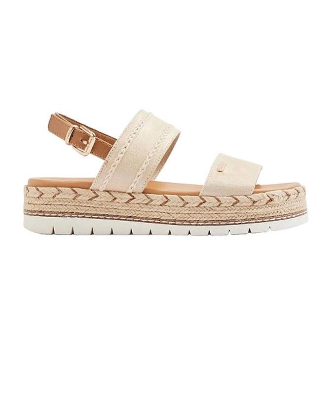 Femme Esprit Talons Beige Cuir Synthétique 39