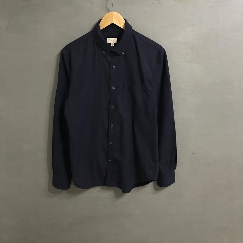 Мужской Club Monaco Сорочка Тёмно-синий Хлопок 38