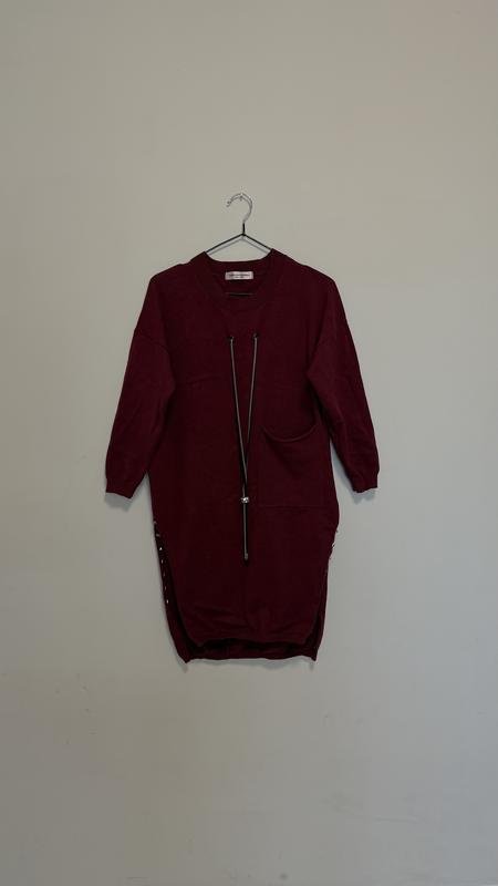 Donna Carolina Herrera Abito Borgogna M