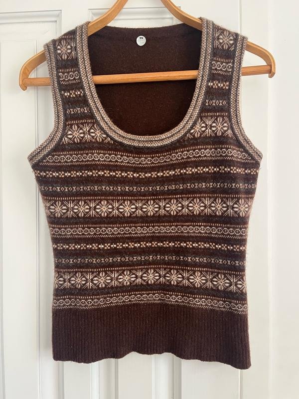 Женский Margaret O'Leary Свитер Коричневый Кашемир