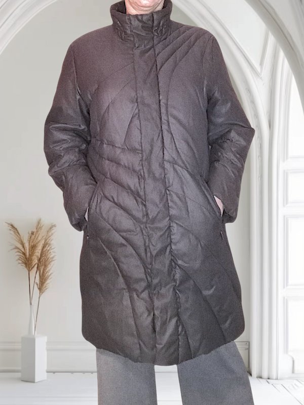 Женский C.P. Company Пуховик Серый 40 / L / 48