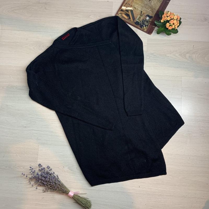 Damen Hugo Boss Pullover Schwarz Wolle S