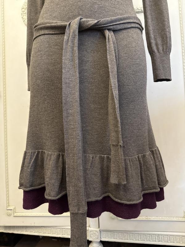 Women BOSS Orange Dress Grey Knit 36 / S / 44