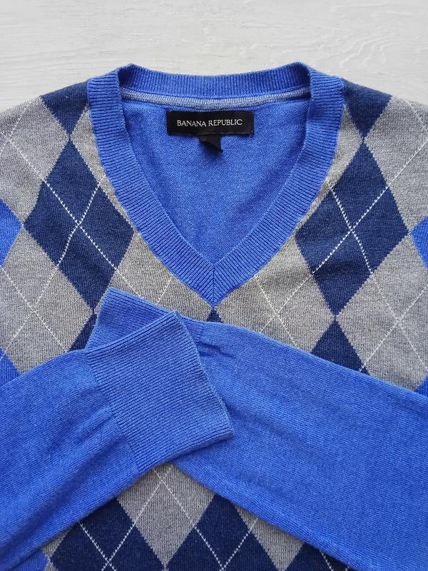Homme Banana Republic Pull Gris Soie Coton 36