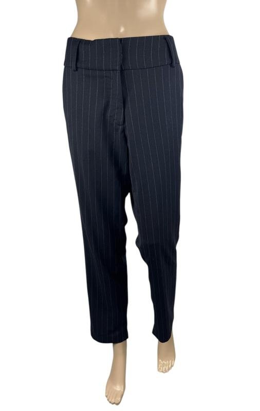 Femme Dondup Pantalons Bleu Marine Laine 40 / L /