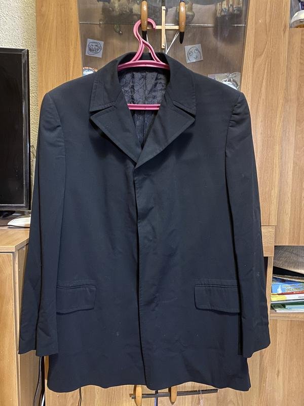 Uomo Gucci Blazer Nero Lana 52 / 6XL / 60