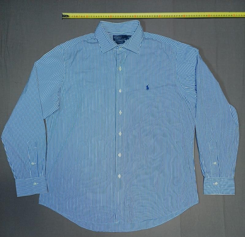 Herren Polo Ralph Lauren Hemd Weiß Baumwolle 42 /