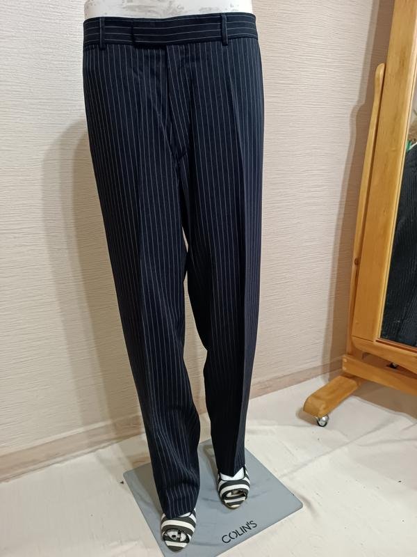 Damen Rene Lezard Hosen Schwarz Wolle 44 / XXL /