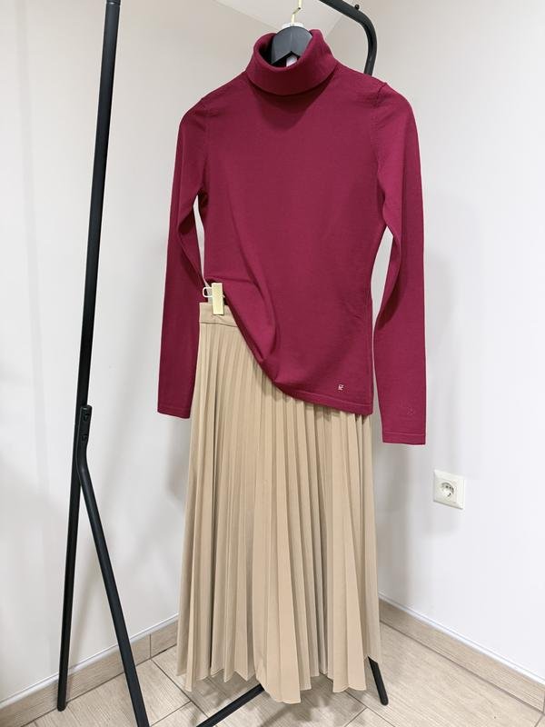 Donna Carolina Herrera Dolcevita Rosso Cashmere 36