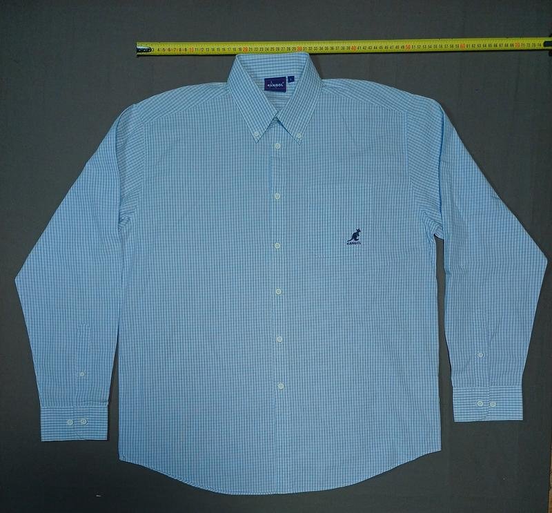 Мужской Kangol Рубашка Белая Хлопок 40 /L / 48