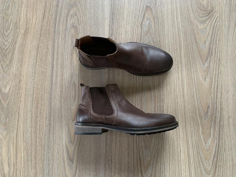 Uomo Dune London Stivali Marrone Pelle 42