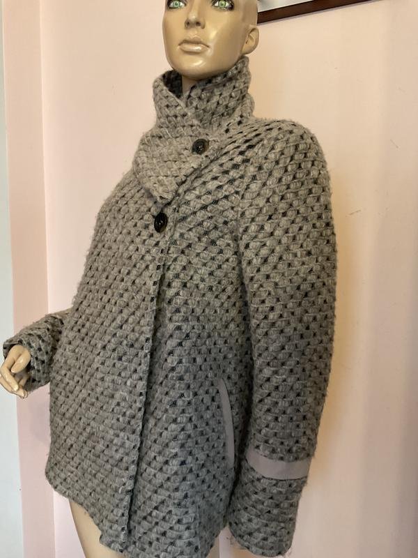 Femme Sartoria Italiana Pull Gris Laine 40 / L /