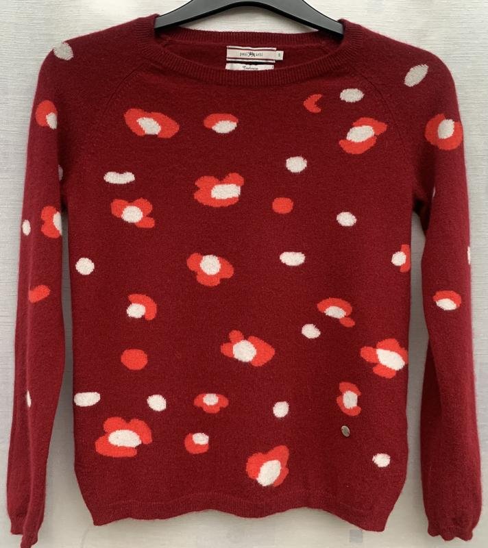 Women Paul Kehl Sweater Red Cashmere 36 / S / 44