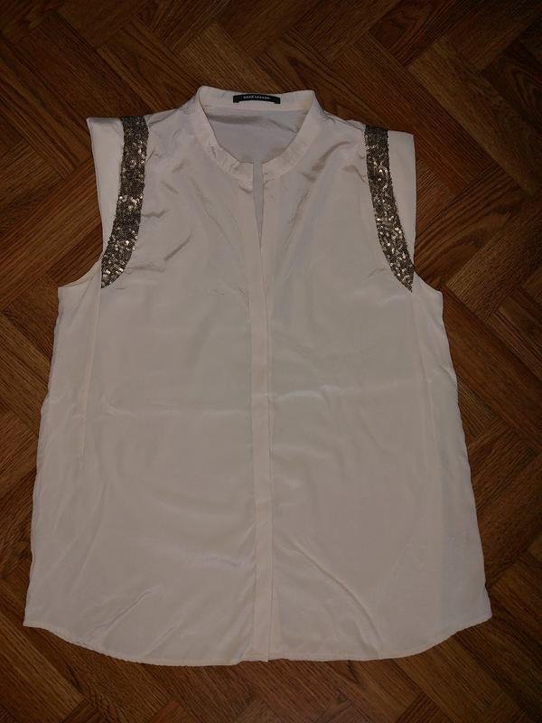 Damen Rene Lezard Bluse Beige 40 / L / 48