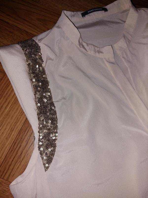 Damen Rene Lezard Bluse Beige 40 / L / 48