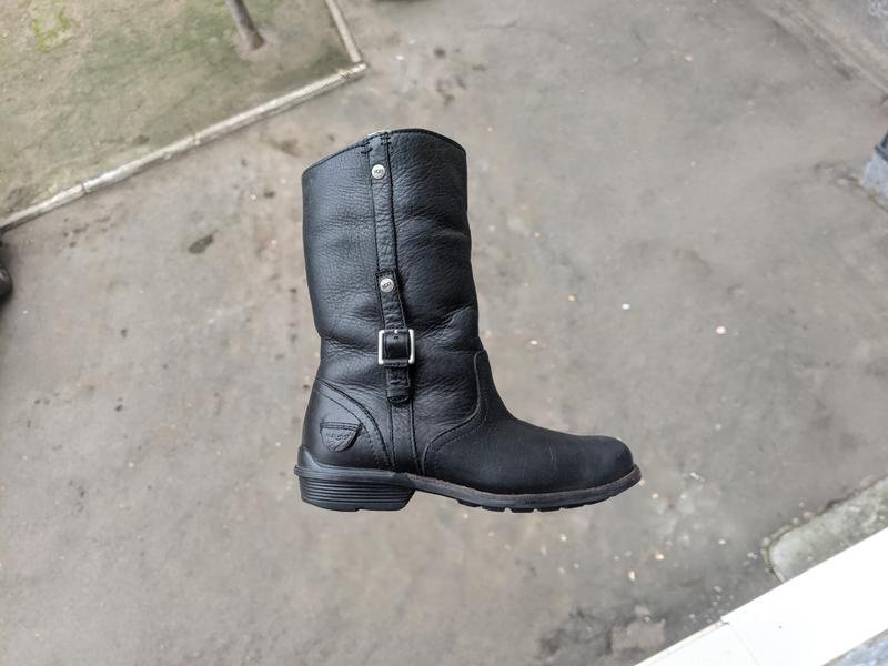 Donna UGG Stivali Nero Pelle 36.5