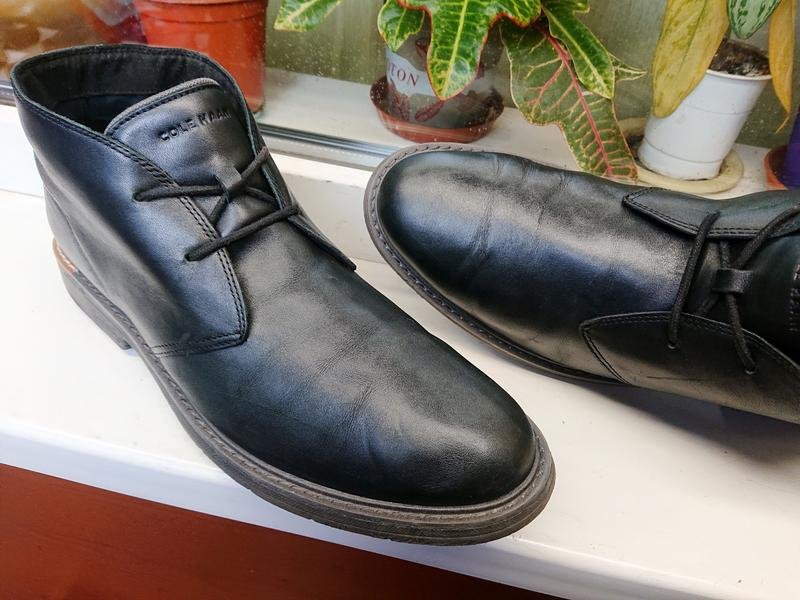 Homme Cole Haan Bottes Noires Cuir 46