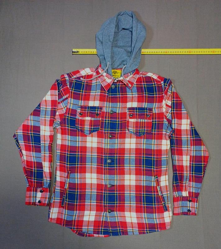 Мужской River Island Рубашка Красная Хлопок 36 / S
