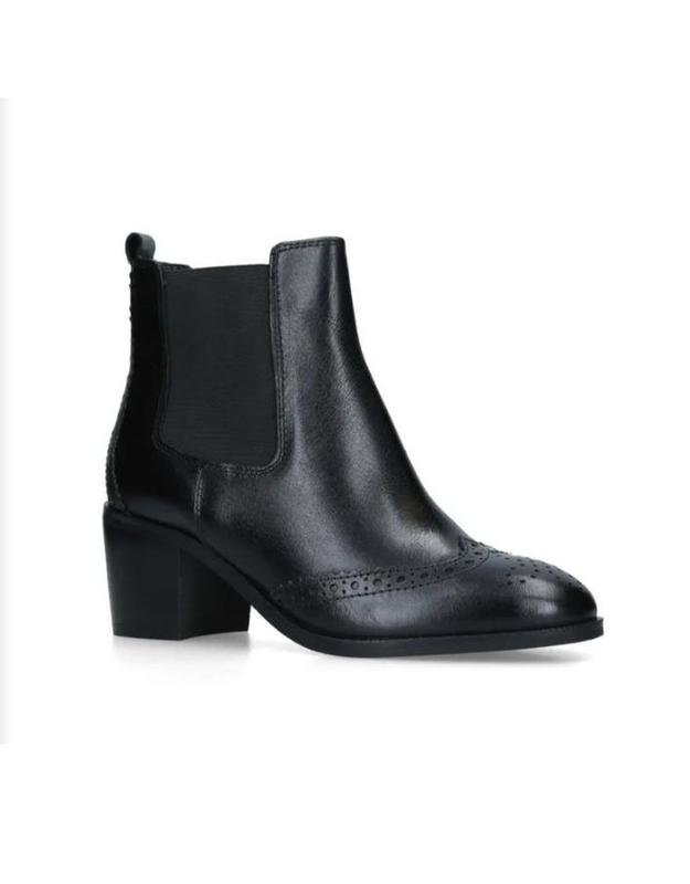 Женские Carvela Ботинки Чёрный Кожа 40