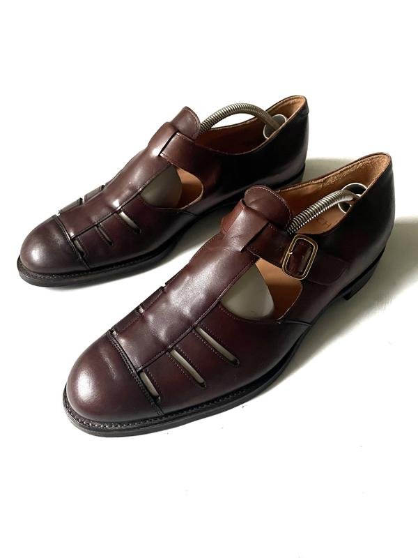 Homme Joseph Cheaney & Sons Sandales Marron Cuir