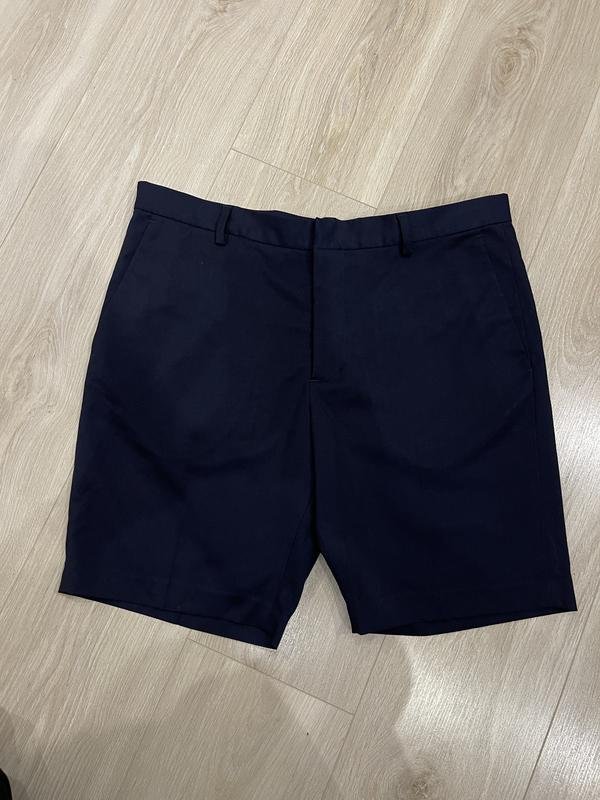 Uomo H&M Shorts Blu Navy 33 / L / 48