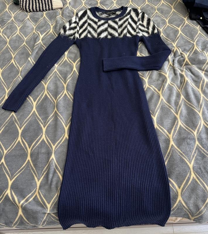 Women Sportmax Dress Navy Acrylic 36 / S / 44
