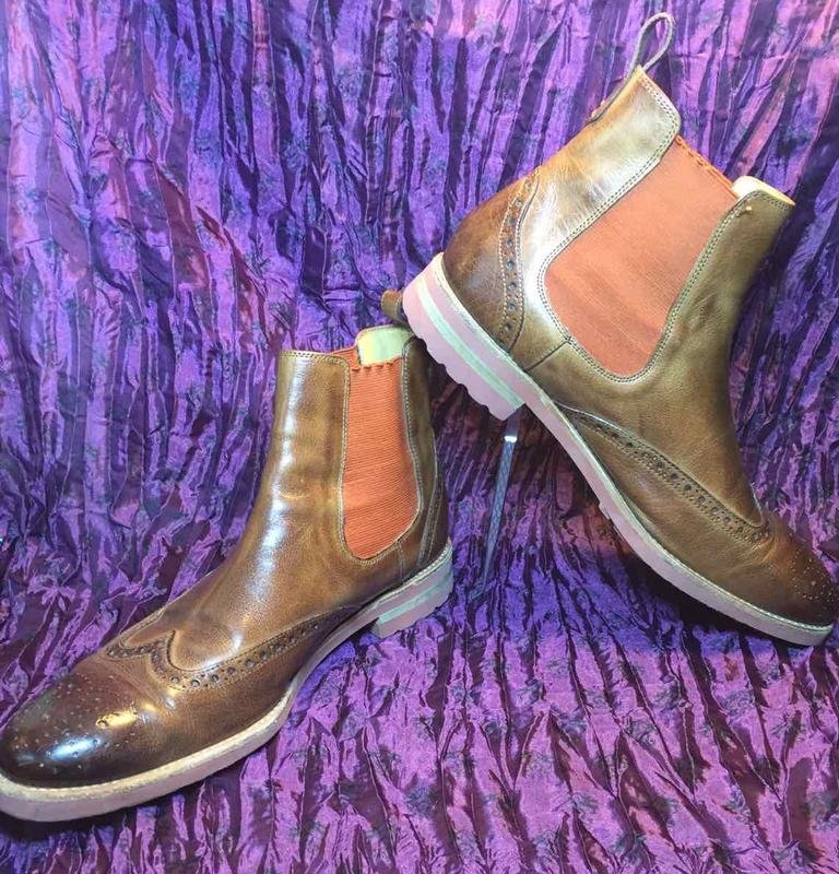 Homme Melvin & Hamilton Bottes Marron Cuir 10,5