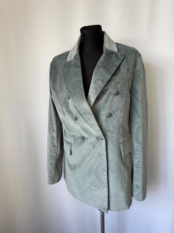 Женский Circolo 1901 Пиджак Голубой Хлопок 40 / L