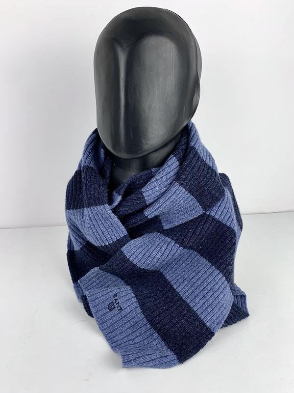 Homme Gant Écharpe Bleu Marine Laine
