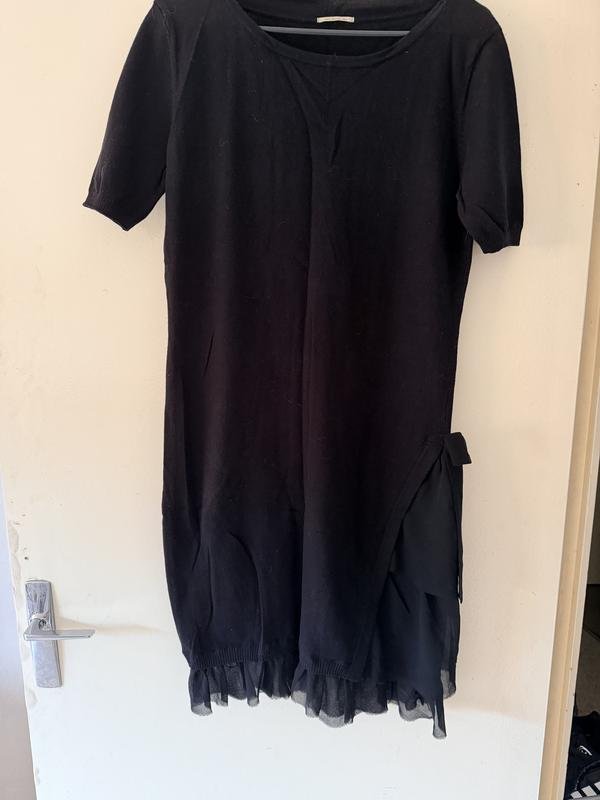 Women Intimissimi Dress Black Knit M