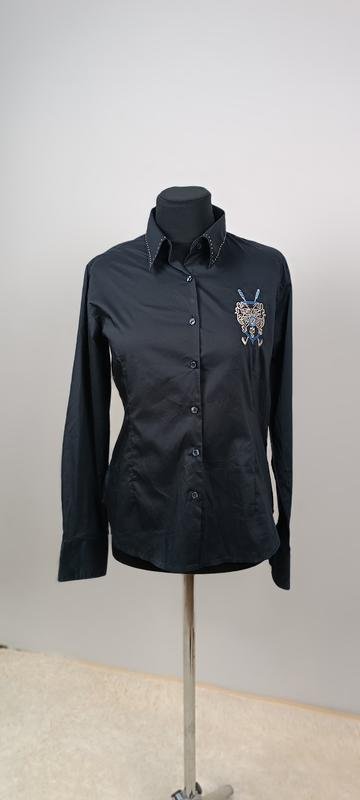 Женская Рубашка Чёрный Нейлон 42 / XL / 50