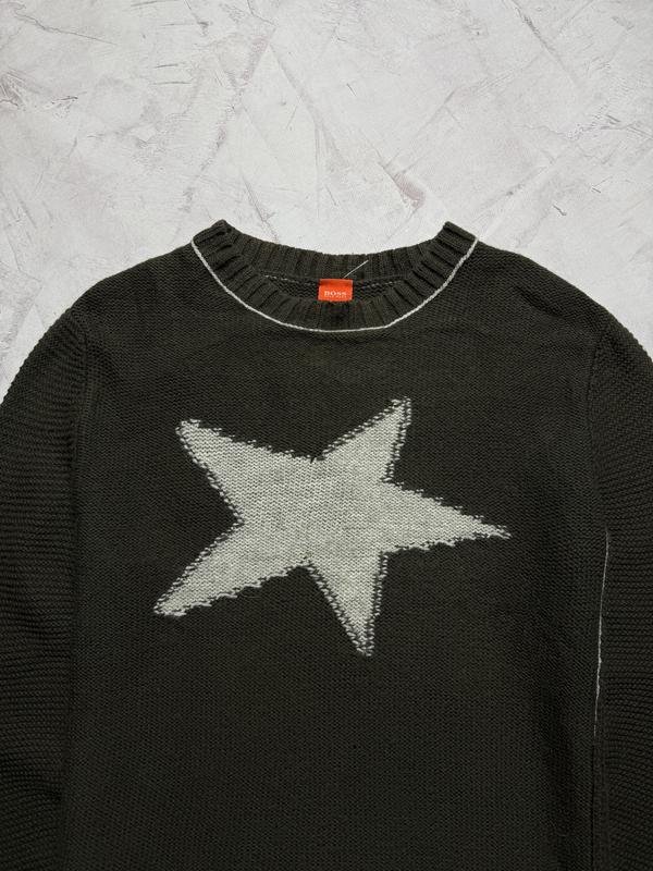 Women BOSS Orange Sweater Khaki Wool 42 / XL / 50