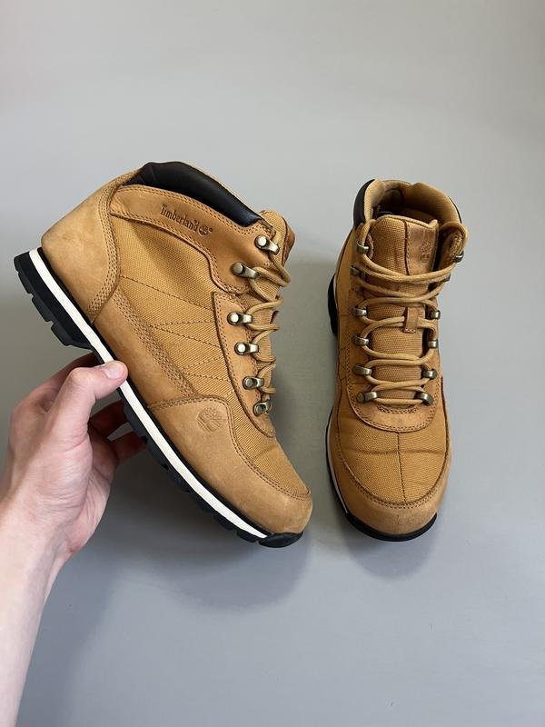 Men Timberland Boots Orange Nubuck 43