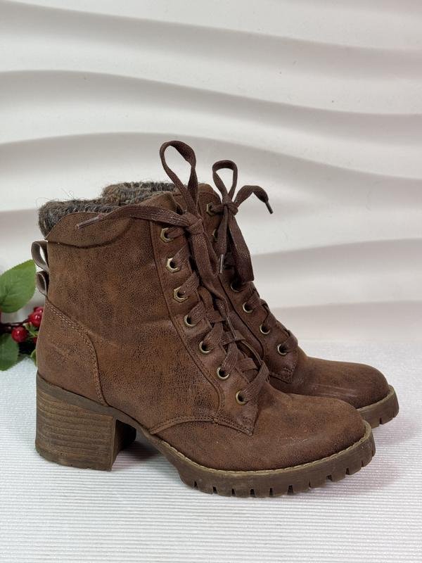 Femme Bata Bottes Marron Cuir 36.5