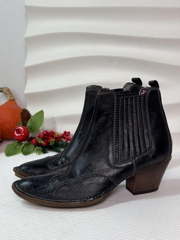 Femme Roberto Santi Bottines Noire Cuir 36