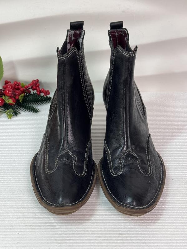 Femme Roberto Santi Bottines Noire Cuir 36