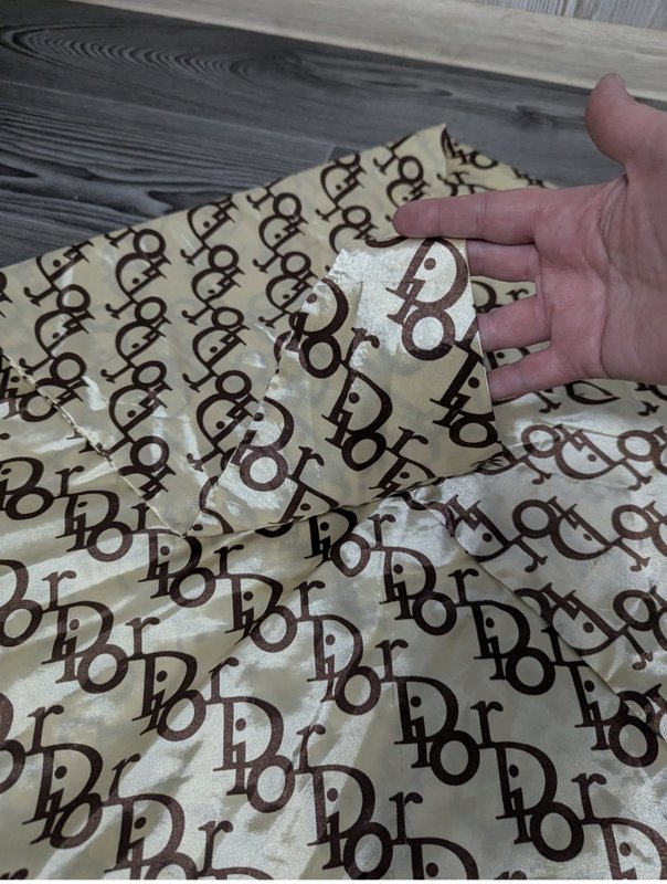 Damen Dior Schal Beige Seide