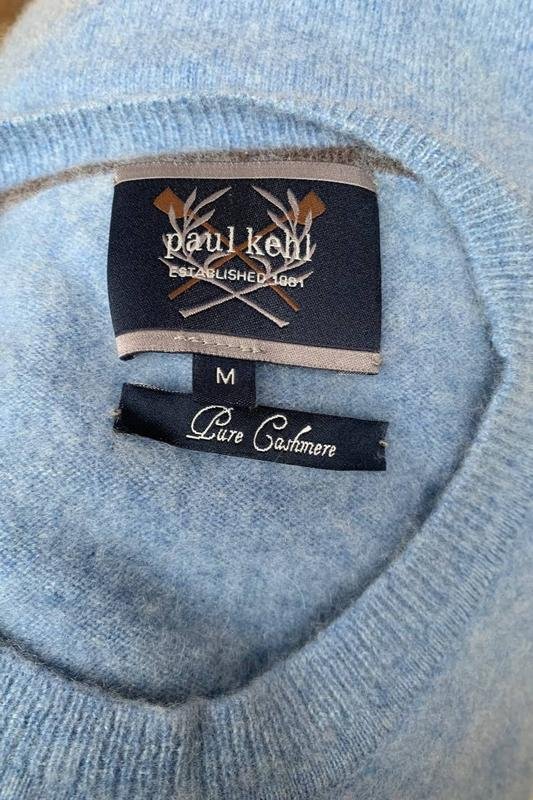 Women Paul Kehl Sweater Blue Cashmere 36