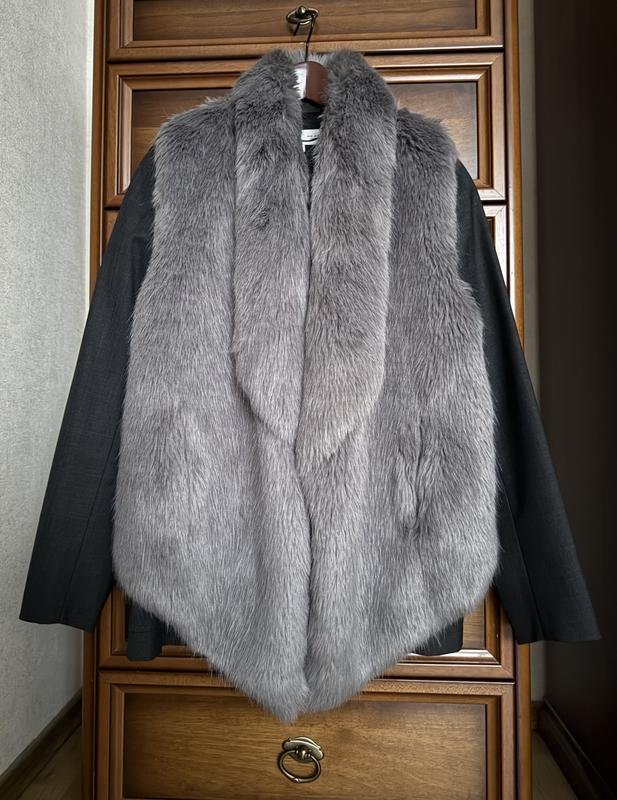 Damen Rene Lezard Weste Grau Leder 38 / M / 46