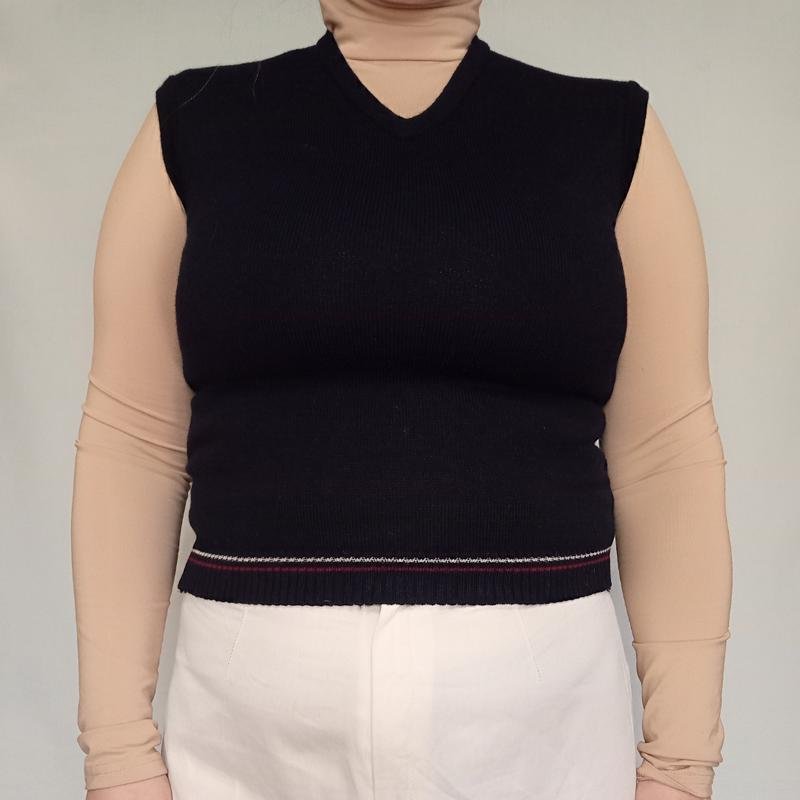 Женская Aquascutum Жилетка Чёрный Шерсть 36