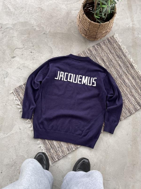 Женский Jacquemus Свитер Тёмно-синий Полиэстер 40