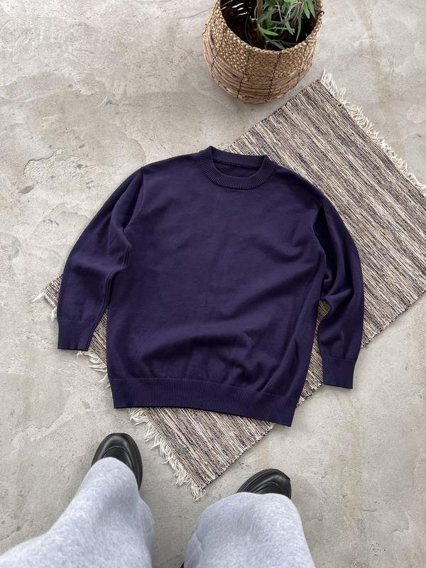 Женский Jacquemus Свитер Тёмно-синий Полиэстер 40