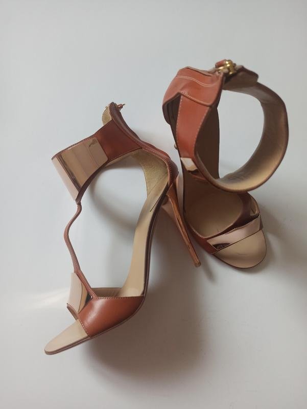 Женские Giuseppe Zanotti Босоножки Золотистые Кожа
