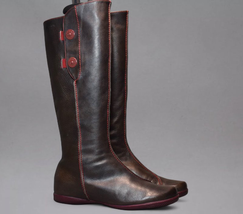 Женские Wonders Сапоги Коричневые Кожа 40