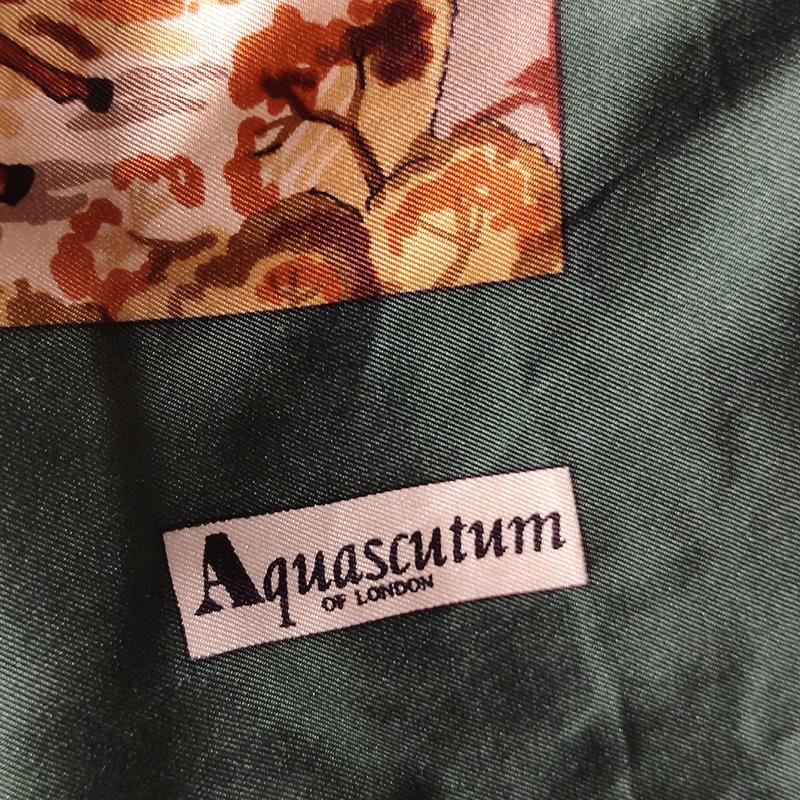Scarf Aquascutum of London Multicolor Silk