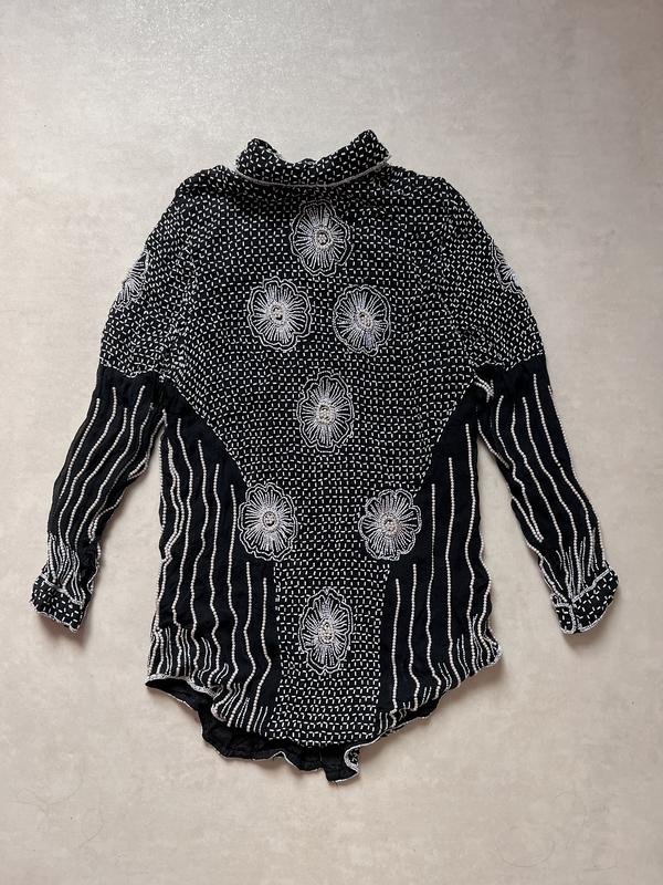 Женская Frank Usher Сорочка Чёрный Шелк 38 / M /